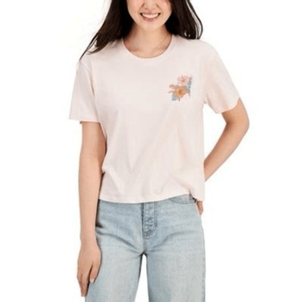 Rebellious One Juniors' Beach Front-Back Graphic-Print T-Shirt Size XL